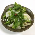 papikun's cooksnap of when they made 袋でモミモミ☆即席!かぶの漬物.