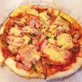 delevingne's cooksnap of when they made ＨＢでピザ生地.