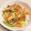 ♪りぼん♪'s cooksnap of when they made キャベツとえのきのめんたいペペロンチーノ.