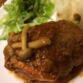 kanaemina's cooksnap of when they made 即席煮込み？ハンバーグ.