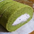 れーなre017's cooksnap of when they made 抹茶と小豆のロールケーキ（シフォン生地）.