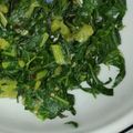 kyokoha's cooksnap of when they made 大根菜のよごし（味噌炒め）ご飯のお供に.