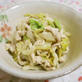 mmameco's cooksnap of when they made 鶏と白菜のｗごまマヨサラダ.