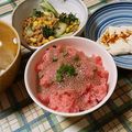 よちりん's cooksnap of when they made チアシードのわさび醤油ネギトロ丼♡.