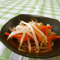 赤い電話's cooksnap of when they made もやしとにんじんの簡単和え物.