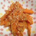 nososon's cooksnap of when they made ＊にんじんの味噌きんぴら＊.