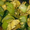 サヨゲ's cooksnap of when they made エリンギとチンゲン菜のたまご炒め.