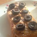 pokoぽん☆彡's cooksnap of when they made ピーナッツバターとオリーブのトースト♣.