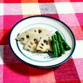 SP♪'s cooksnap of when they made レンコンといんげんの胡麻和え.