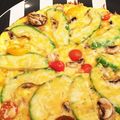 のえる流星群's cooksnap of when they made 彩り野菜の♪オープンオムレツ.