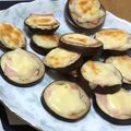 akarinbou's cooksnap of when they made ナスの簡単チーズ焼き.