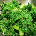 ⭐ミルクティー⭐'s cooksnap of when they made わさび菜のおかか塩昆布和え.