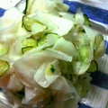 くりくりーん's cooksnap of when they made ☆超簡単絶品☆そば茶屋風 大根の漬物.