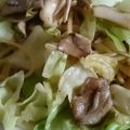 クックMAB152☆'s cooksnap of when they made 簡単♪舞茸とキャベツの柚子胡椒パスタ.