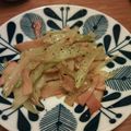 ebira15's cooksnap of when they made セロリとハムのバター醤油炒め.