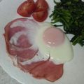 サーフブレイド's cooksnap of when they made 朝食しっかり食べよう★ハムエッグ.