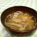 赤い電話's cooksnap of when they made ごぼうと豚バラ肉の味噌汁.