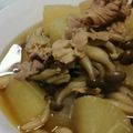 一期一代's cooksnap of when they made 豚肉と大根の煮物.