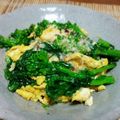 シャア専用料理長's cooksnap of when they made 菜の花と炒り卵の和え物.