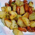 ちークマ's cooksnap of when they made ポテトとソーセージの炒め物.