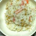 ma___111's cooksnap of when they made 生姜の炊き込みご飯*しらす入り*.