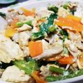ポパイ474's cooksnap of when they made 菜の花チャンプルー.