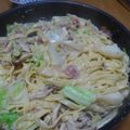 ちろりんたろう's cooksnap of when they made キャベツたっぷりクリームスパゲッティ♪.