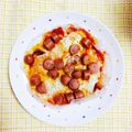 つんん's cooksnap of when they made もちもち！ライスペーパーピザ.