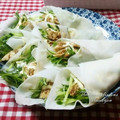 ねっちゃんっ's cooksnap of when they made ささみの濃厚ごまだれ和えで☆サラダ春巻き.