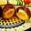 atat16's cooksnap of when they made とろーり♡半熟卵のスコッチエッグ♡.