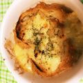 kiyousa's cooksnap of when they made オニオングラタンスープ.