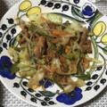 まり郎's cooksnap of when they made “昭和の定食屋の焼肉”こと甘辛肉野菜炒め.