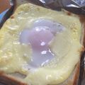 はやしこんぶ's cooksnap of when they made 目玉焼きトースト\( ˆoˆ )/.