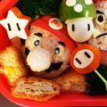 のんタイム's cooksnap of when they made キャラ弁★ビルダーマリオ.