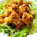 mamoto's cooksnap of when they made ジューシーカリカリ唐揚げ.