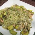はるっぽい's cooksnap of when they made サーモンのアボカドクリームパスタ.