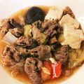 こーちゃん｡'s cooksnap of when they made ちょっとだけ♡すき焼き肉豆腐.