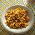 ラリー＆サラ's cooksnap of when they made 残りご飯で簡単カレーピラフ.