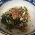 ミチュちゆ's cooksnap of when they made 春菊とクリームチーズの和え物.