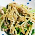 yuruiokan's cooksnap of when they made 大根と豚肉のさっぱりポン酢炒め.