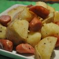 MyDining's cooksnap of when they made ポテトとウインナーのローズマリー炒め.