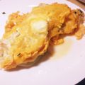 クック5530I3☆'s cooksnap of when they made チーズ入りの餃子オムレツ.