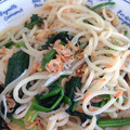 せつせつせつ's cooksnap of when they made 桜えびとシラスとほうれん草のパスタ★.