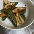 ふふふのちゃん3's cooksnap of when they made スナップえんどう☆ちくわの簡単炒め物.