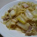 イエローバード's cooksnap of when they made 柚子香る♬白菜とベーコンのあんかけパスタ.