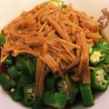 クック818U89☆'s cooksnap of when they made 簡単！えのきとオクラのサラダ.