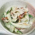 ぶーこちゃん♥'s cooksnap of when they made ちくわときゅうりのマヨごま和え.