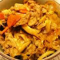 fukudoru's cooksnap of when they made 節約★アレンジ★鶏→豚【ふわとろ他人丼】.