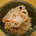 dentalako's cooksnap of when they made おつまみ☆蓮根としらたきのタラコ和え.