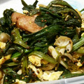 Fevil0821's cooksnap of when they made ほうれん草とベーコンの粒マスタード炒め.